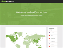 Tablet Screenshot of gradconnection.com